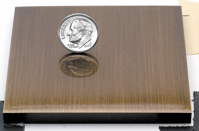 Bronze - Medium Oxidized, Brushed Finish