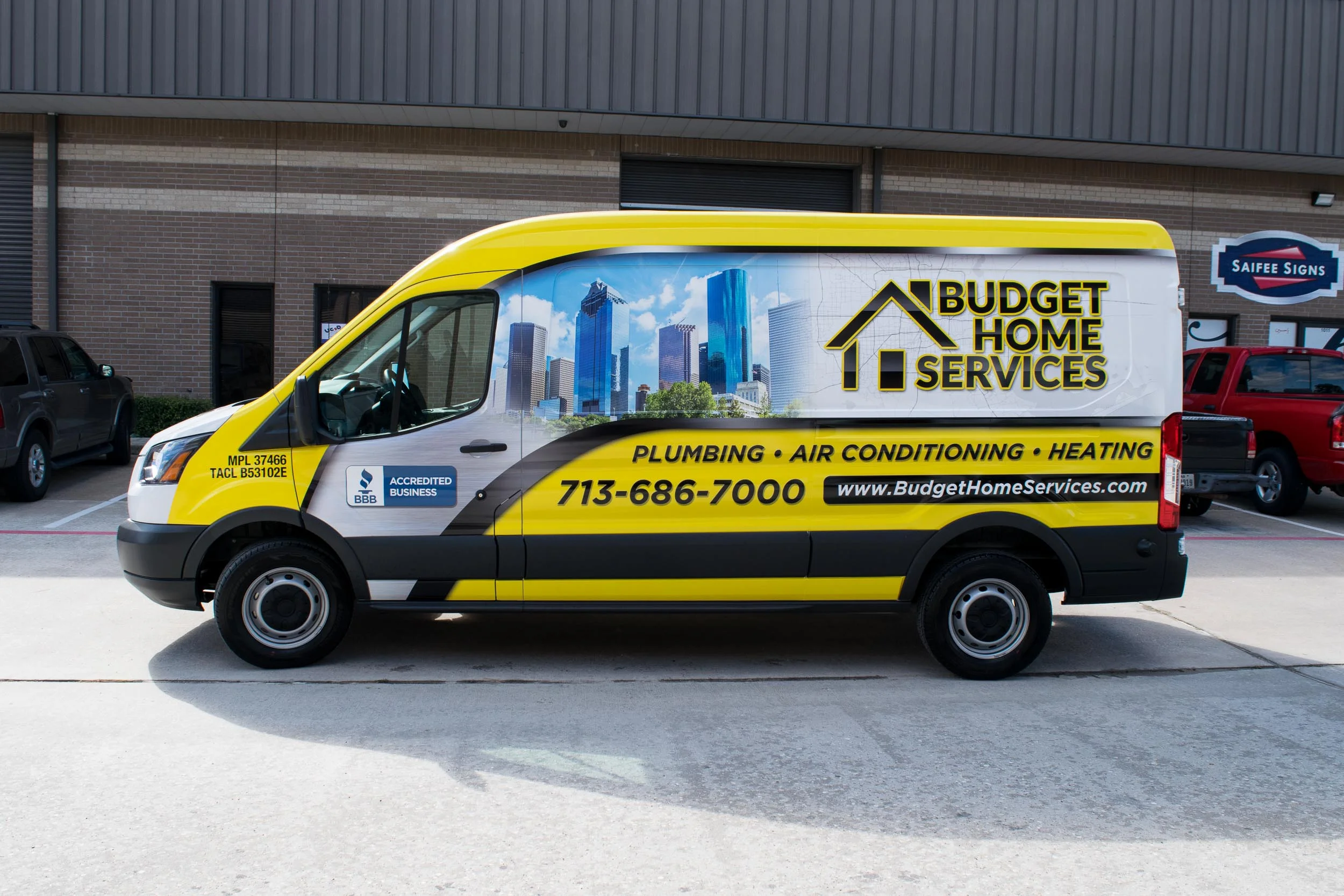 Van Wraps / Decals | Saifee Signs, Houston TX