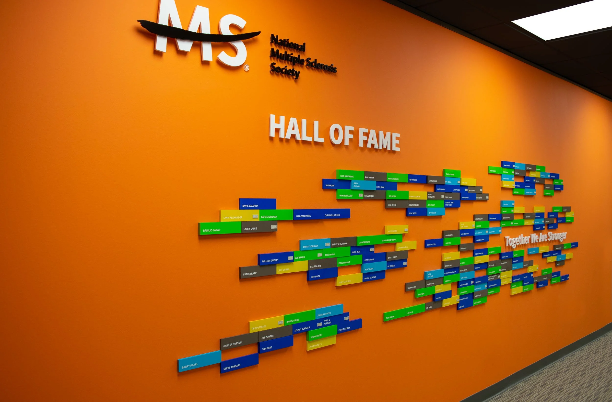 Donor Recognition Wall