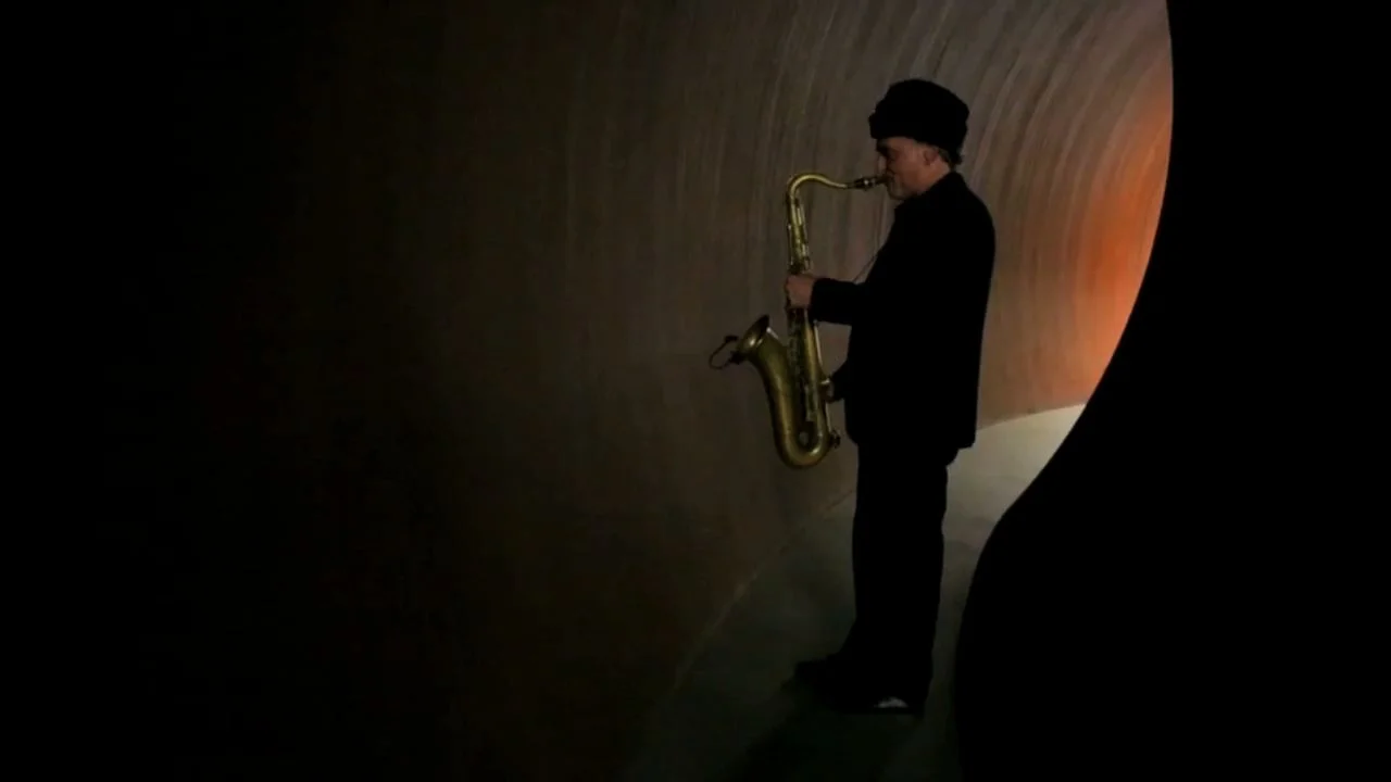 Creating otherworldly resonance from deep within Serra's Backdoor Pipeline at Gagosian Gallery, London.