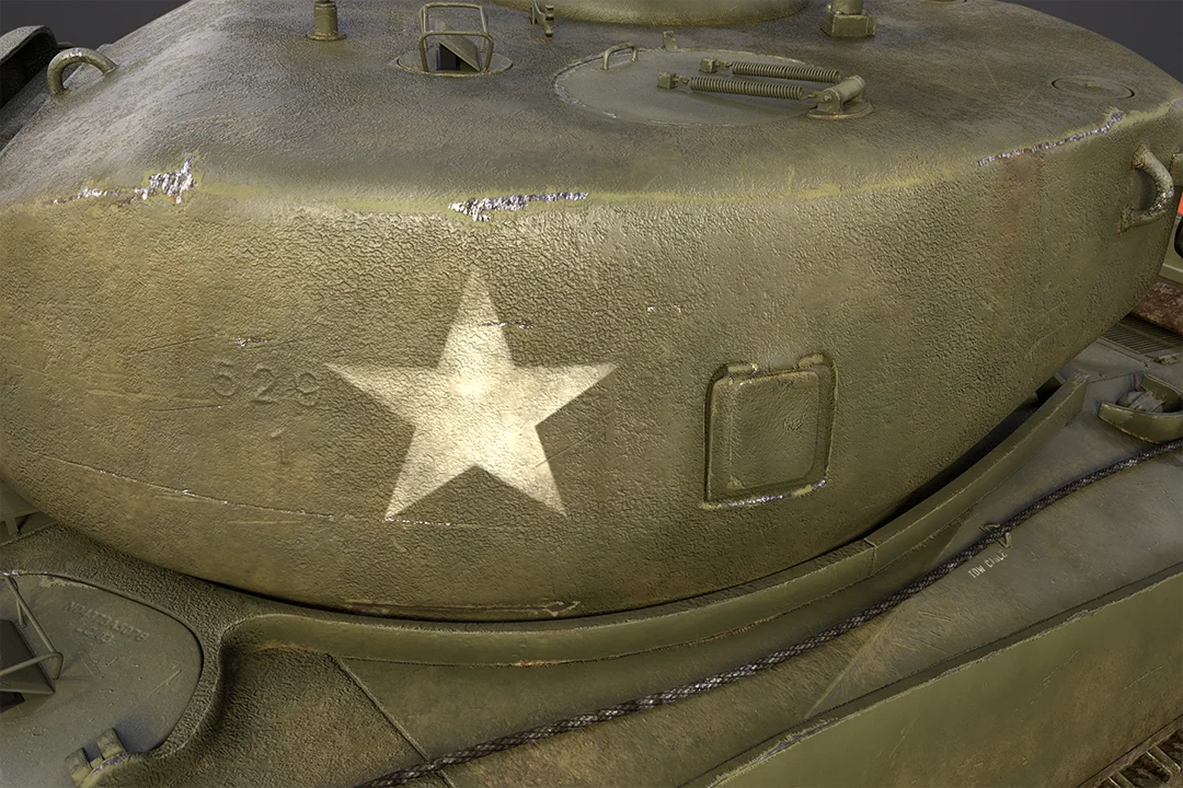 Close up showing some of the detail on the armor. Rendered in Modo
