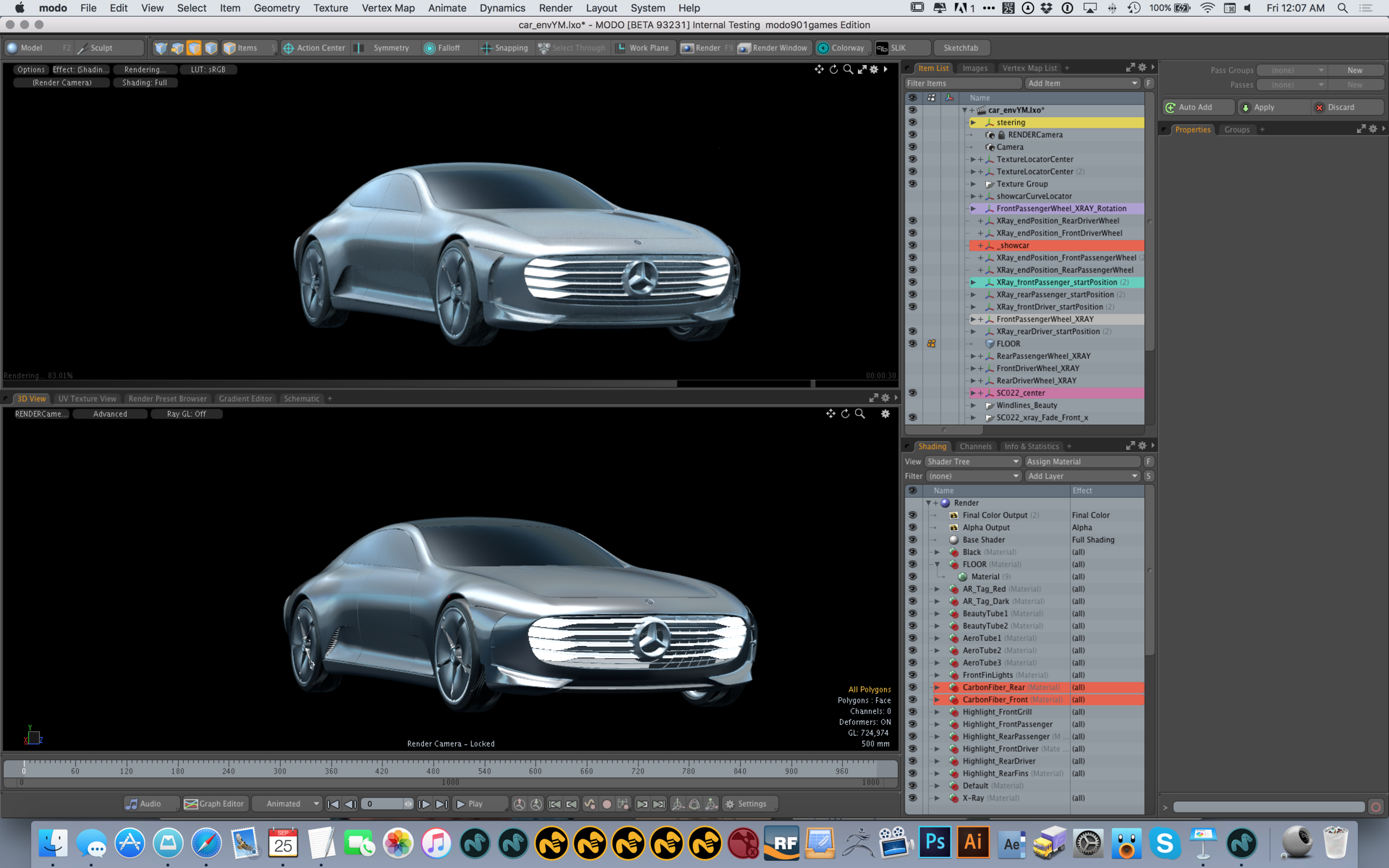 Modo's advanced viewport in action 2