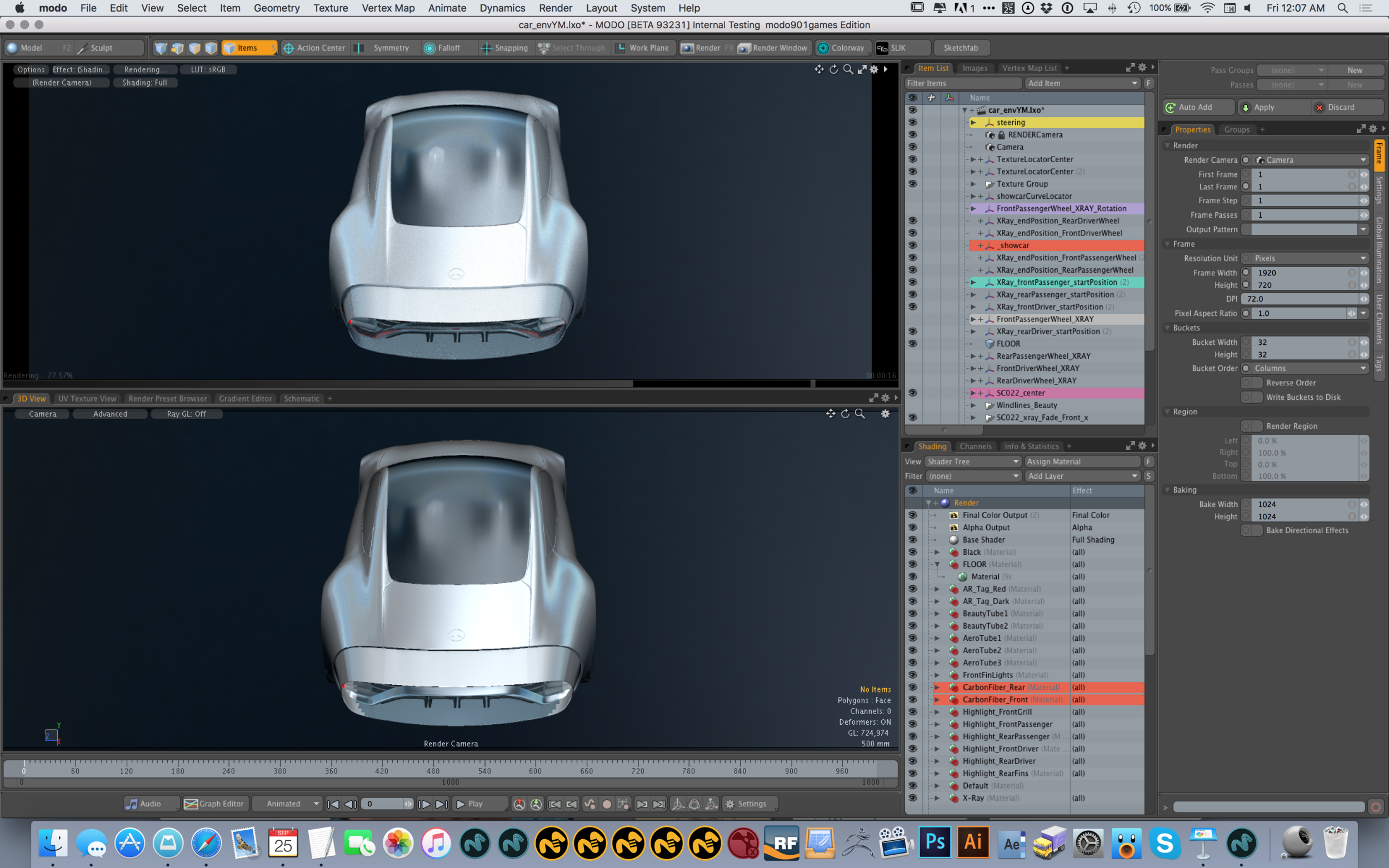 Modo's advanced viewport in action 1