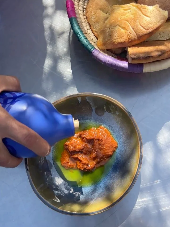 Tunisia for @elseed&rsquo;s olive oil harvest party! What a beautiful and delicious trip&hellip;thank you Faouzi and @tacapaeharvest friends for welcoming me and @clemencepoles into your community. I will never eat olive oil without honey again! Stor