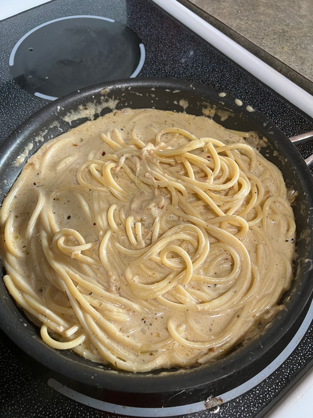 White Wine & Garlic Butter Bucatini Pasta — Villa Graziella Organic