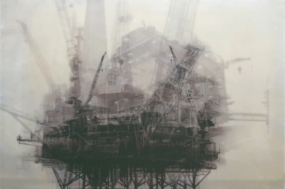 David Menard - LAVIATHAN - Mixed Media on Panel