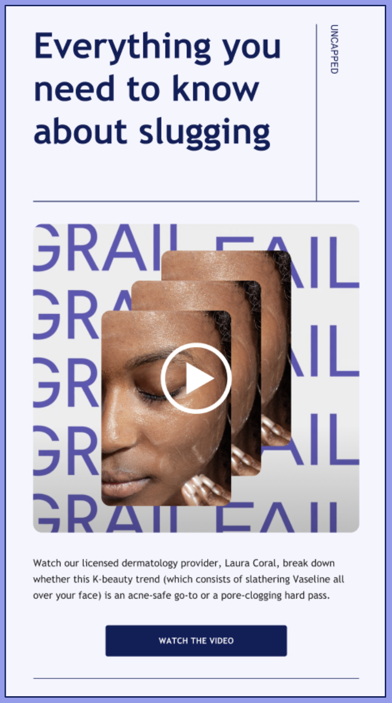 Curology Skincare Trends Email Newsletter Slugging .png