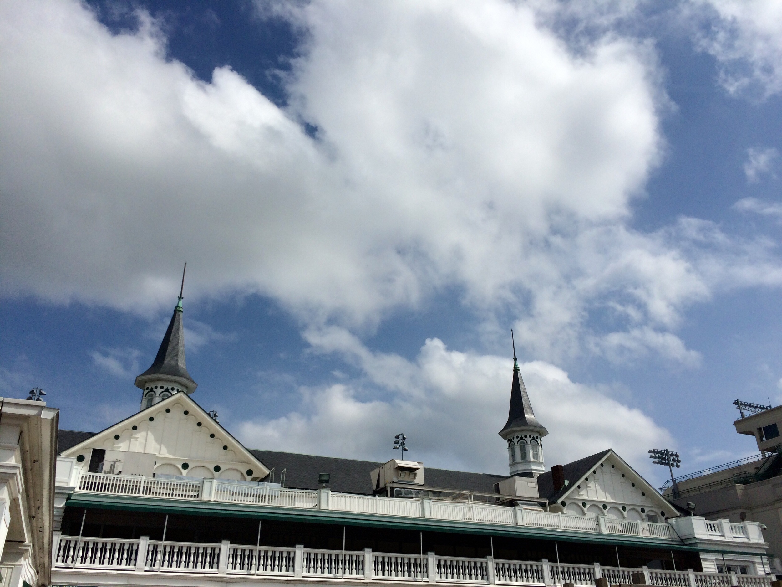 Twin steeples