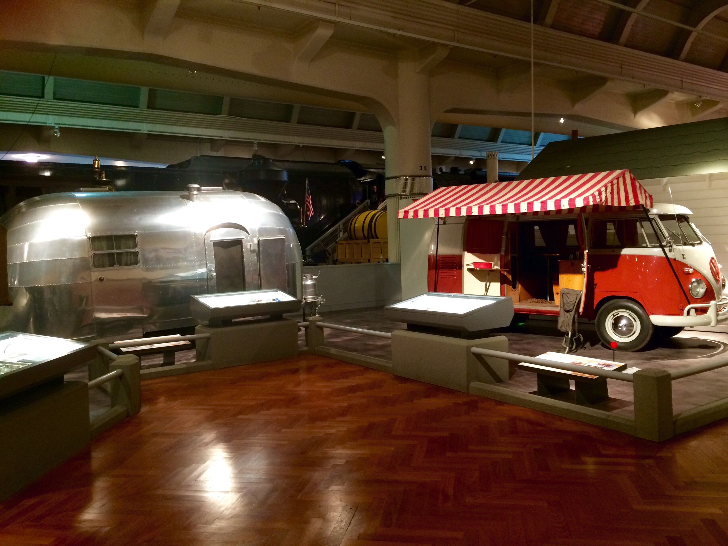 Airstream and VW bus