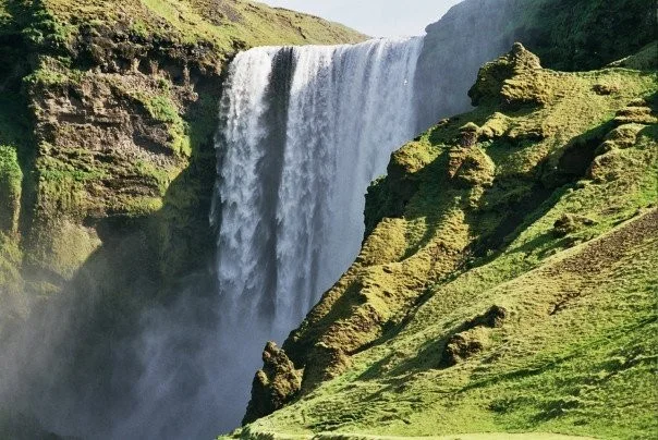 Iceland waterfall