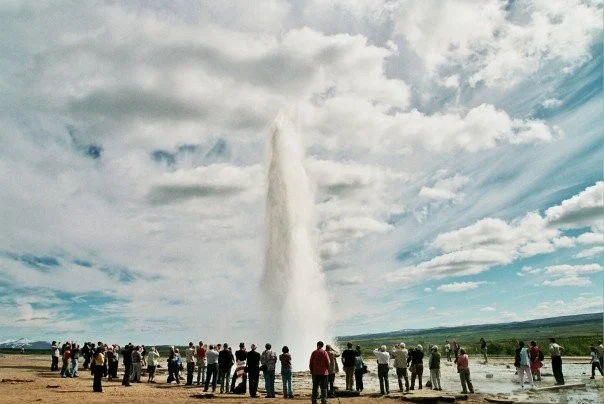 Iceland geyser