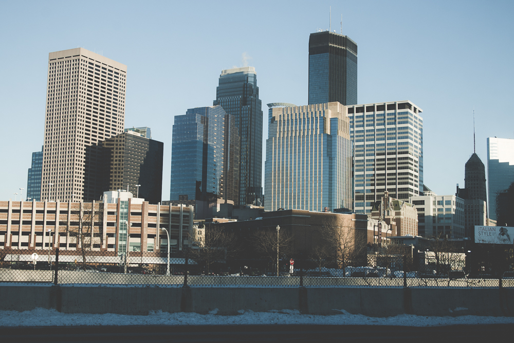 Minneapolis urban and suburban landscapes