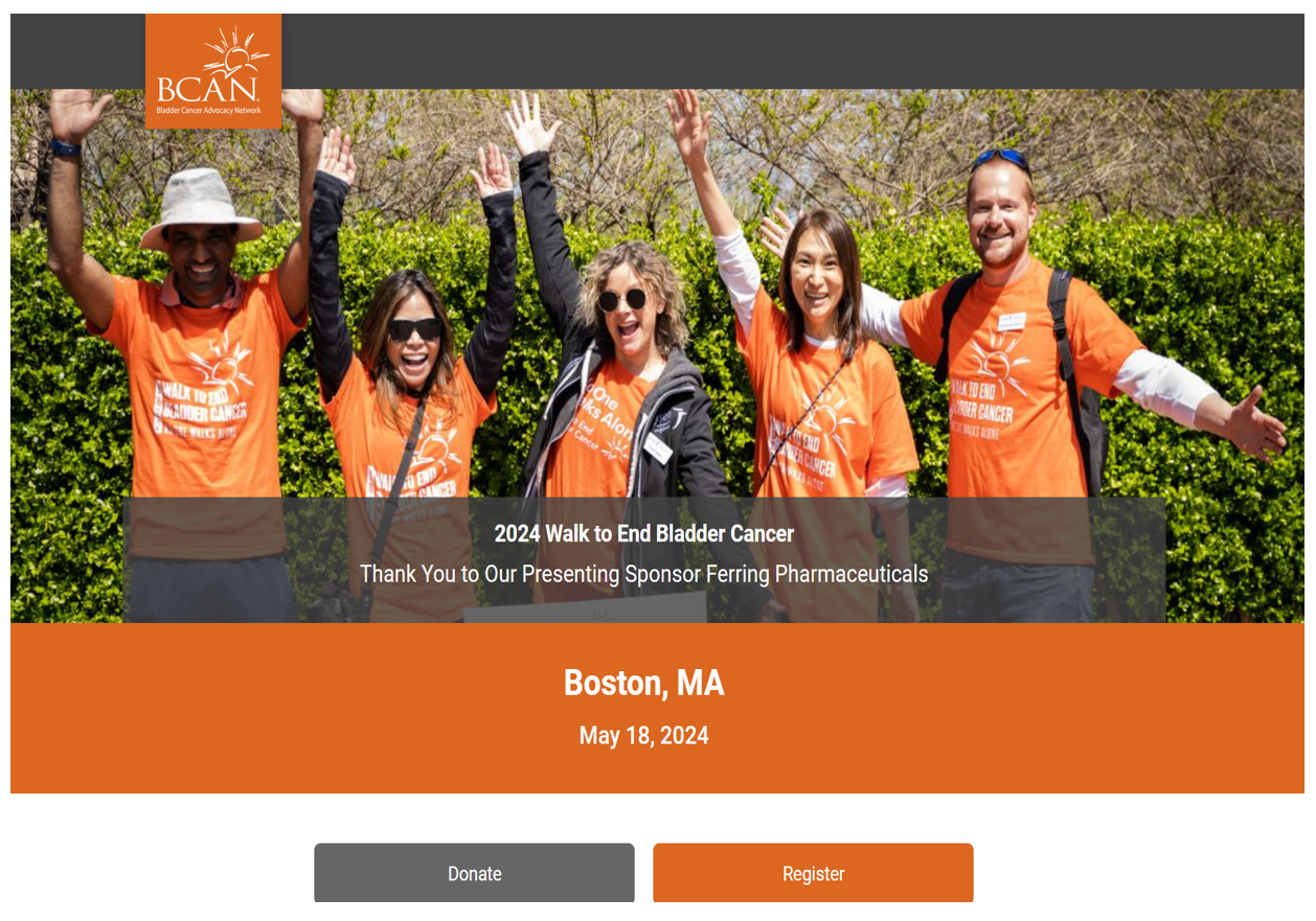2024 BCAN Walk to End Bladder Cancer at Constitution Park