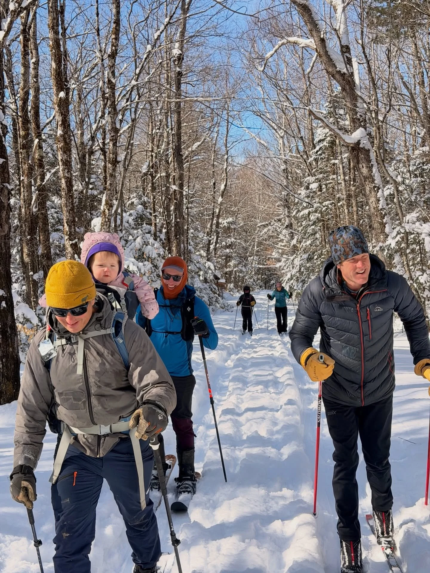 What your farmers do in the winter 

Friday farm ski adventures ☀️❄️