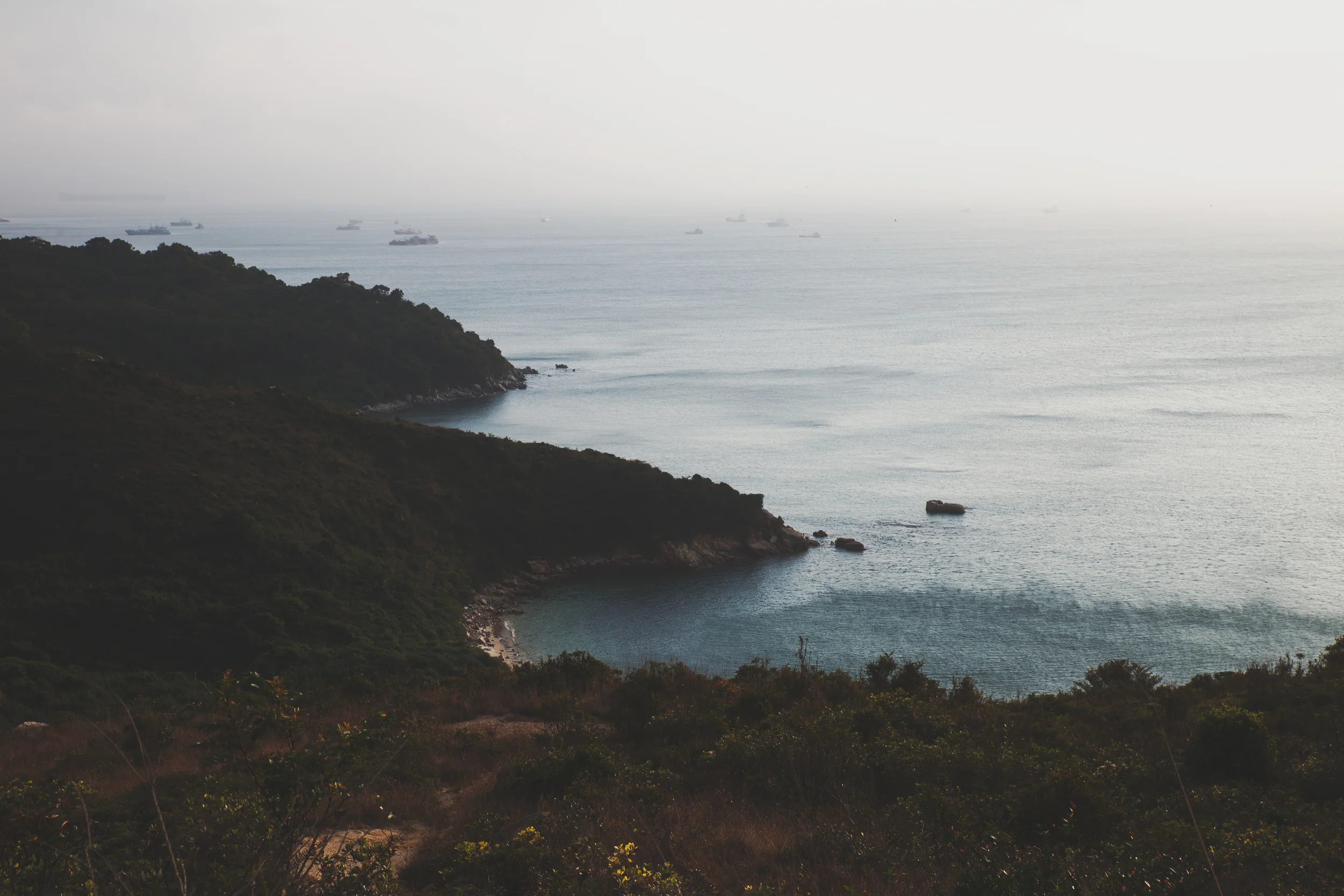 Coast off of Lamma Island