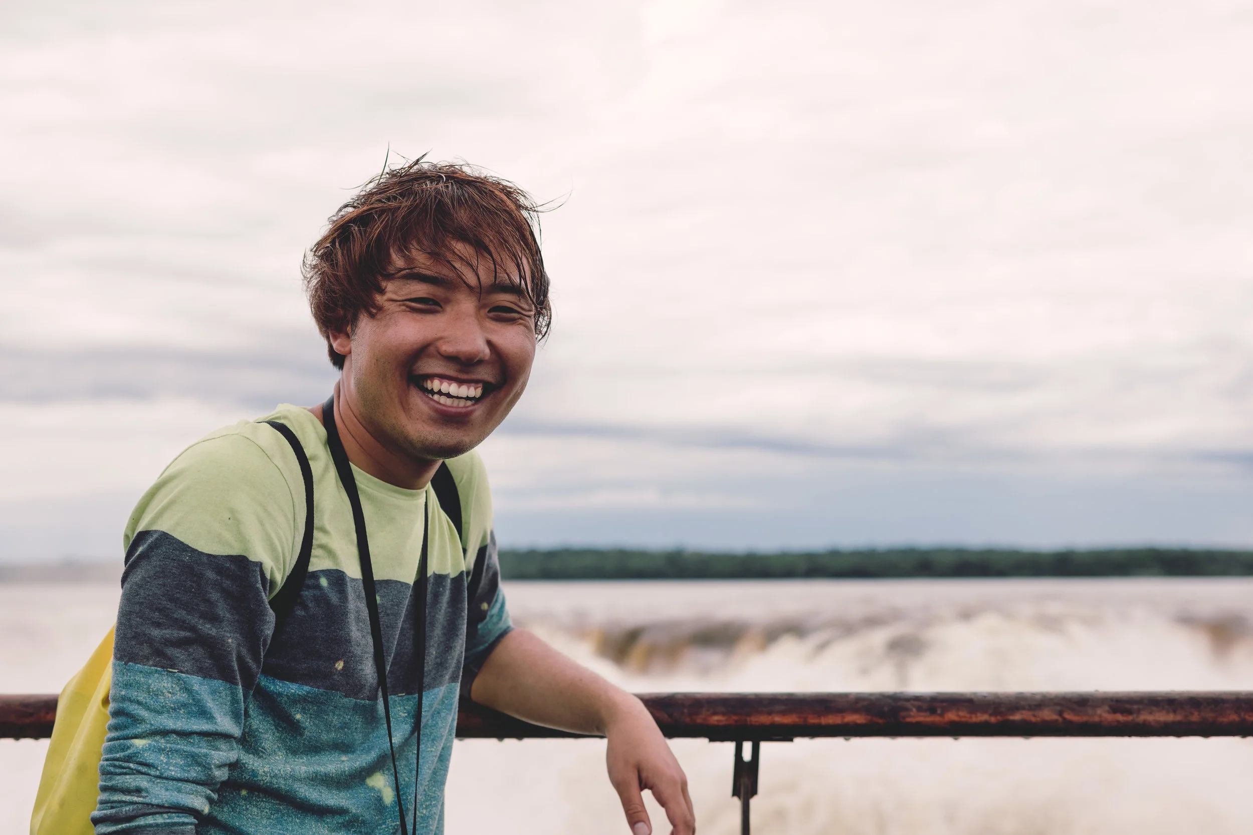 I met Tommy at the Iguazu falls. He did not speak a lick of Spanish and barely held an English conversation. Both of us were solo travelers and became good buds throughout our walk through the falls. I don't think I would have been able to meet a great companion without speaking his language.