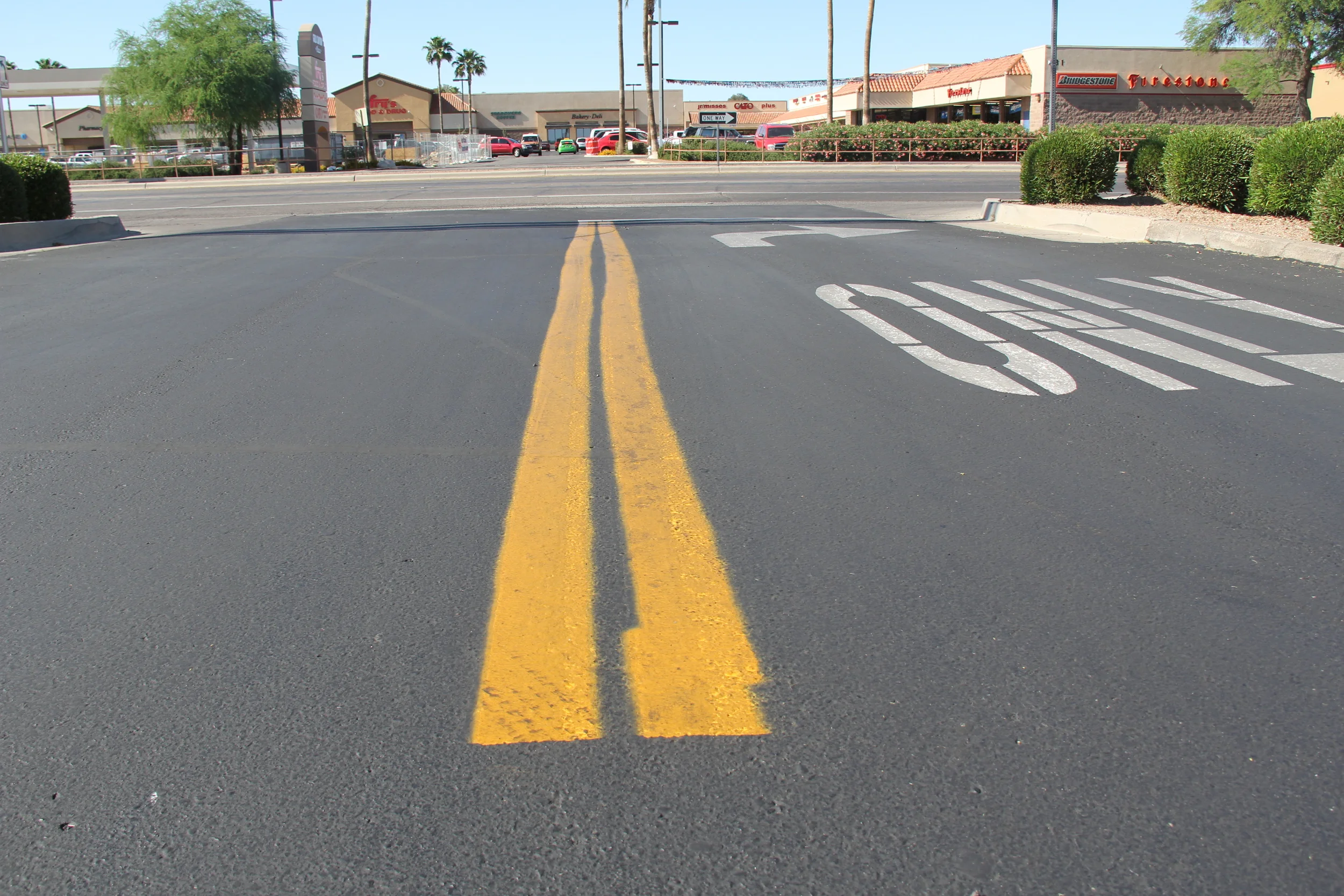 A double yellow stripe?