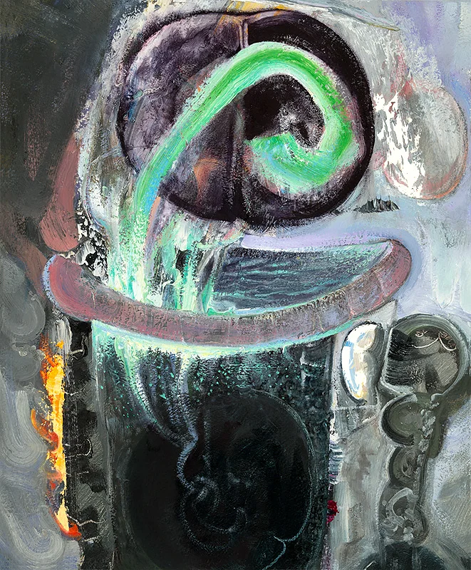 "Five Tableaux Vivants," Robert Kelly's response to five paintings by Brian Wood (published by "The Doris")