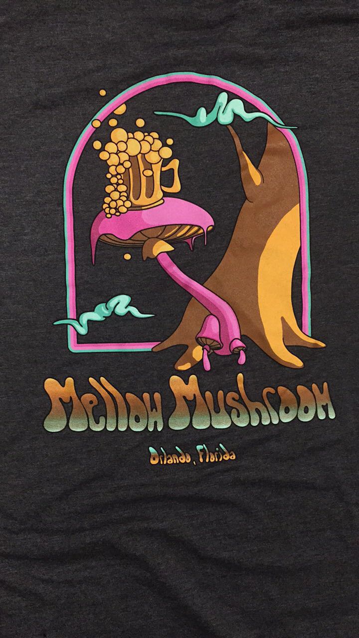   Mellow Mushroom Orlando T-Shirts  