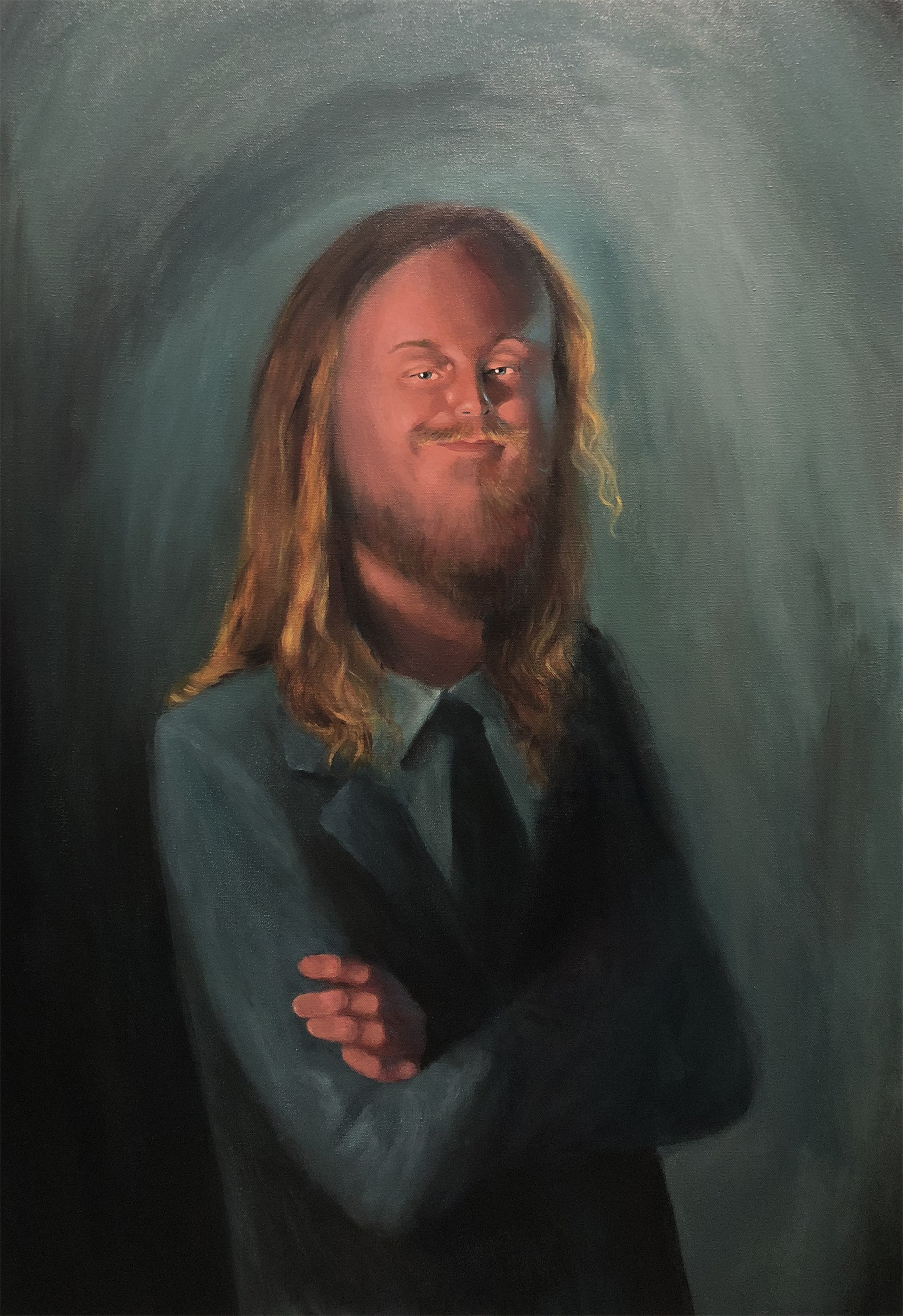   It Me , acrylic on canvas, 24” x 36” 