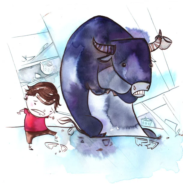 bull in a china shop