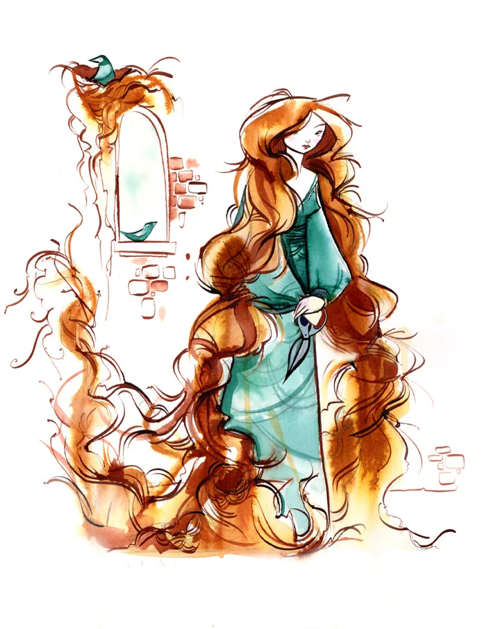 rapunzel takes action