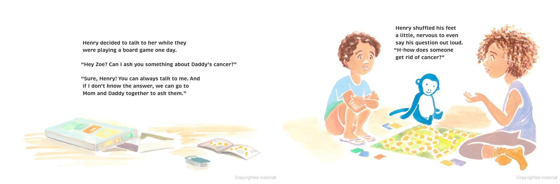 Children's Book for the THANC foundation: Henry Learns How Cancer is Treated (Page 6)