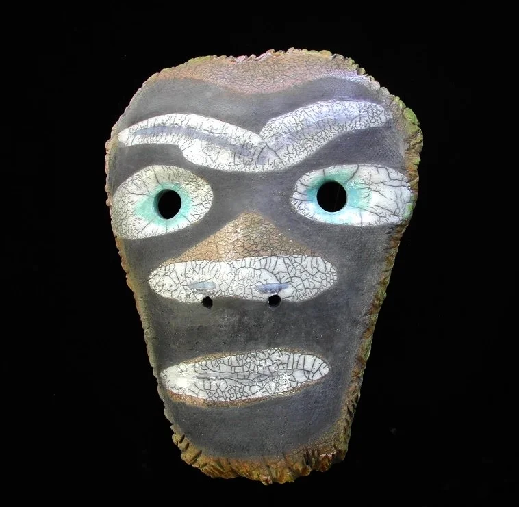 ABORIGINAL MASK - WALL PIECE