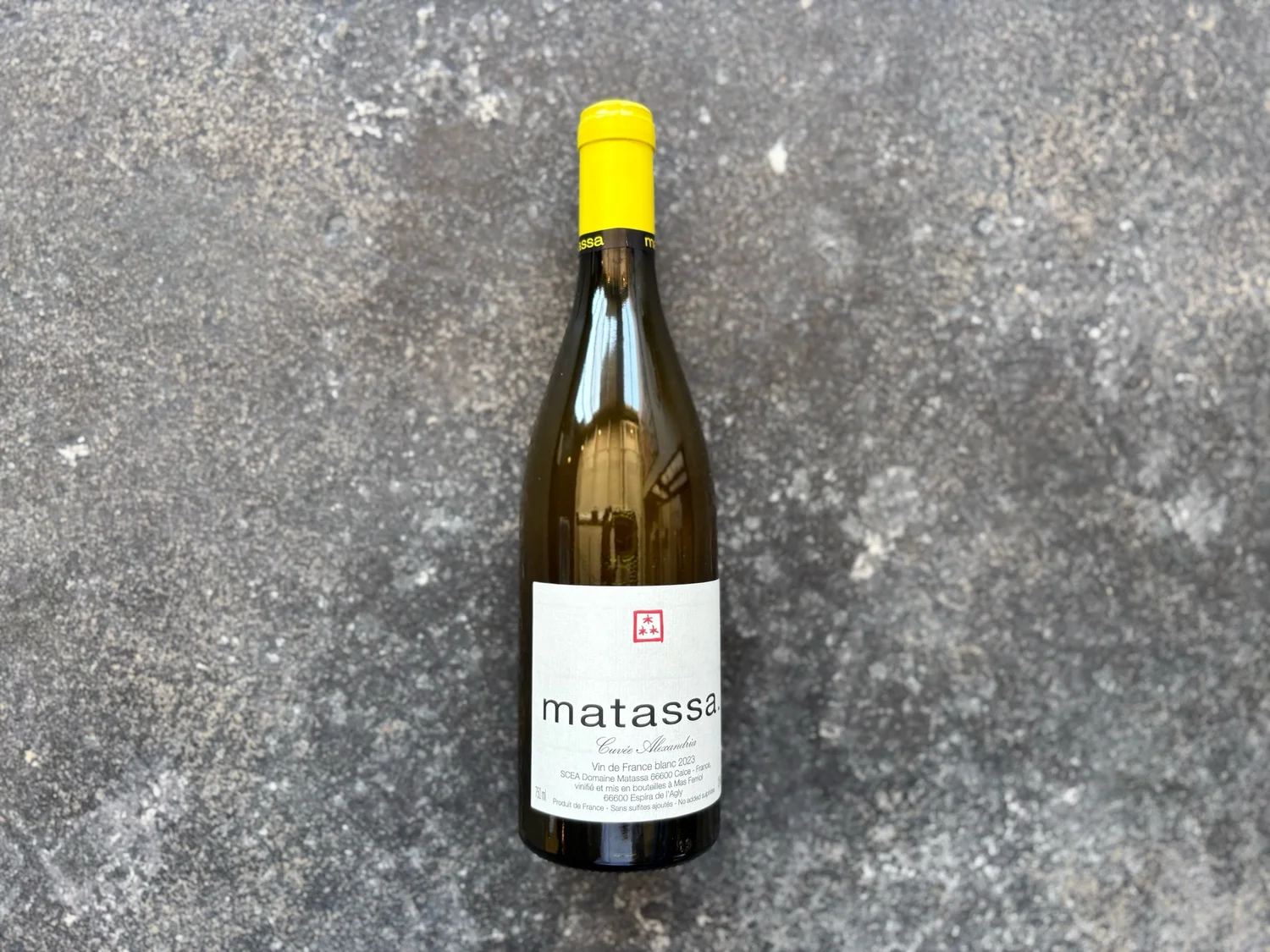 Matassa 'Cuvée Alexandria' Blanc 2023 — Maine & Loire