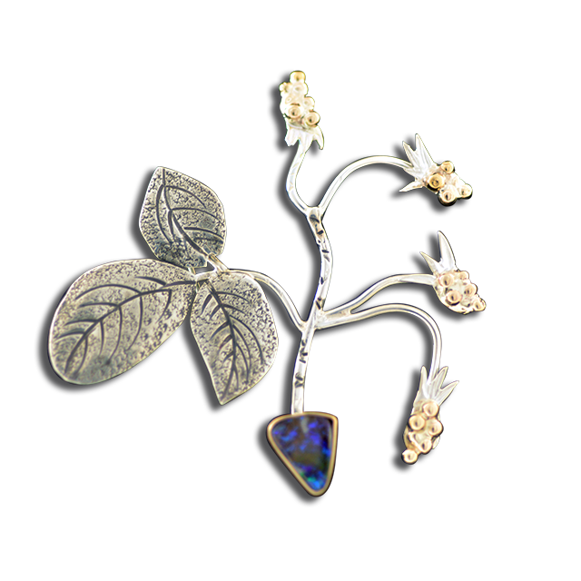 Butterfly (Spangled) Pin/Pendant - 1.4 — Courtney Design