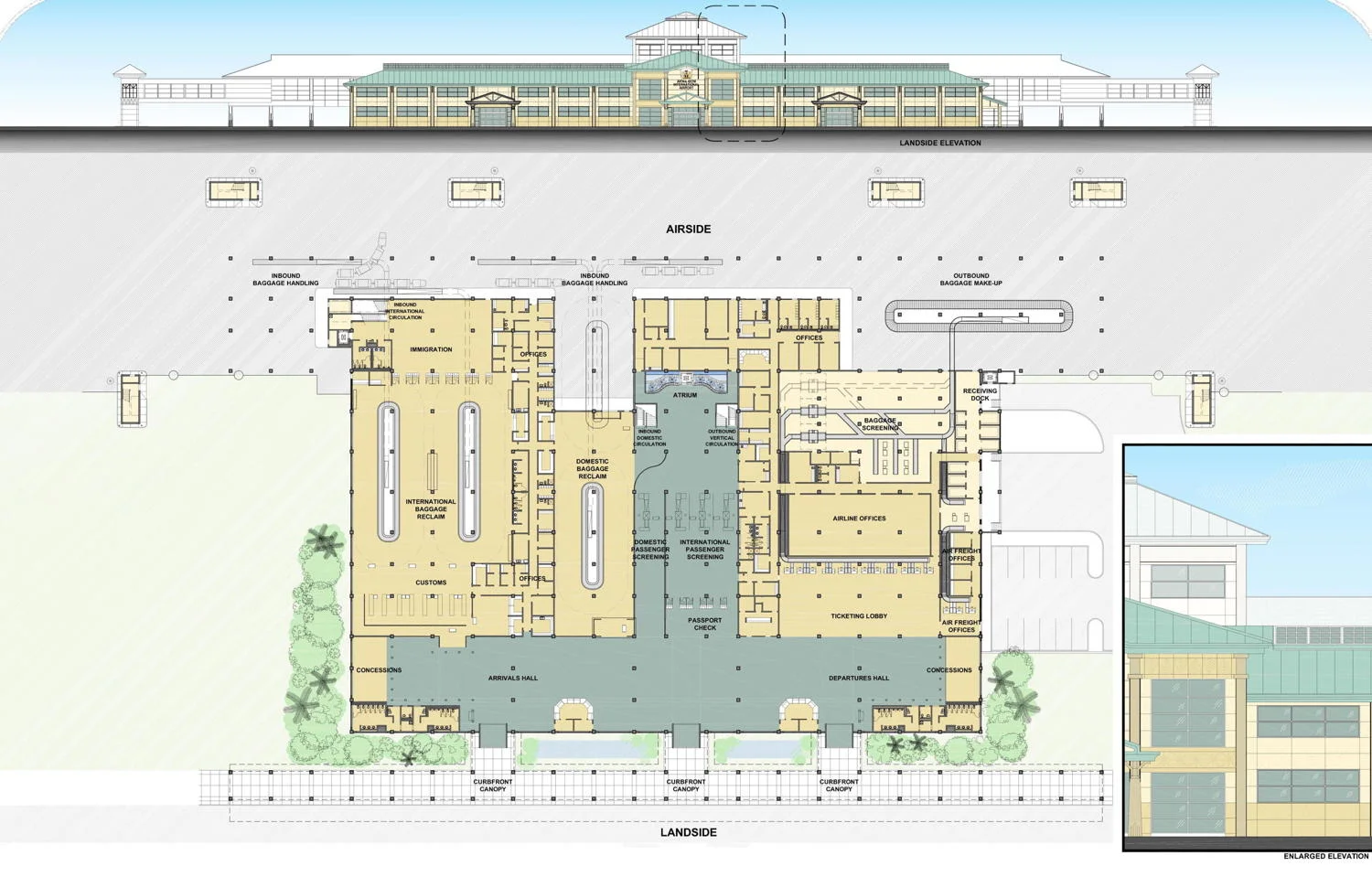 Phase II Commercial Passenger Terminal ground floor