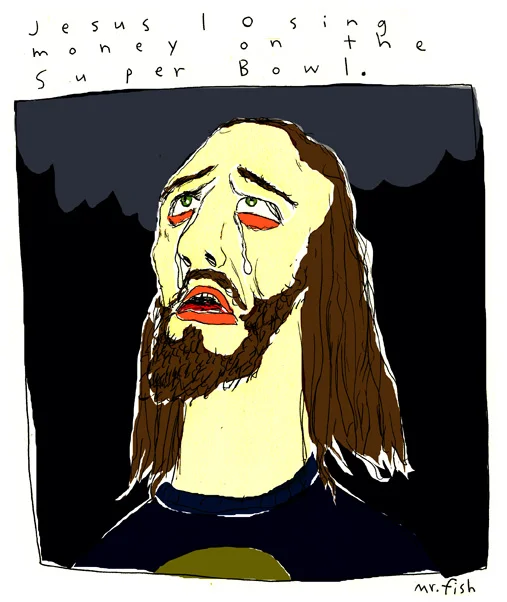 Mr Fish Cartooning From The Deep End Image 044