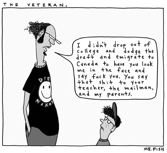 Mr Fish Cartooning From The Deep End Image 056