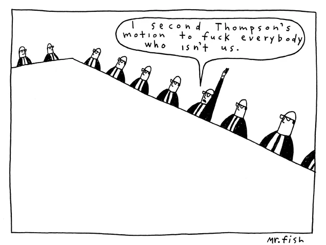 Mr Fish Cartooning From The Deep End Image 091