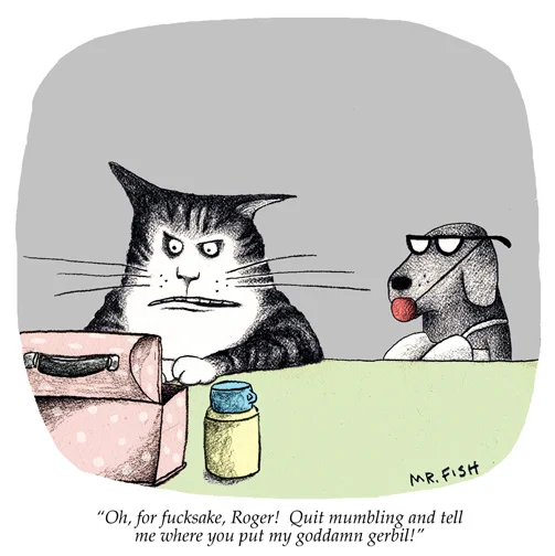 Mr Fish Cartooning From The Deep End Image 107