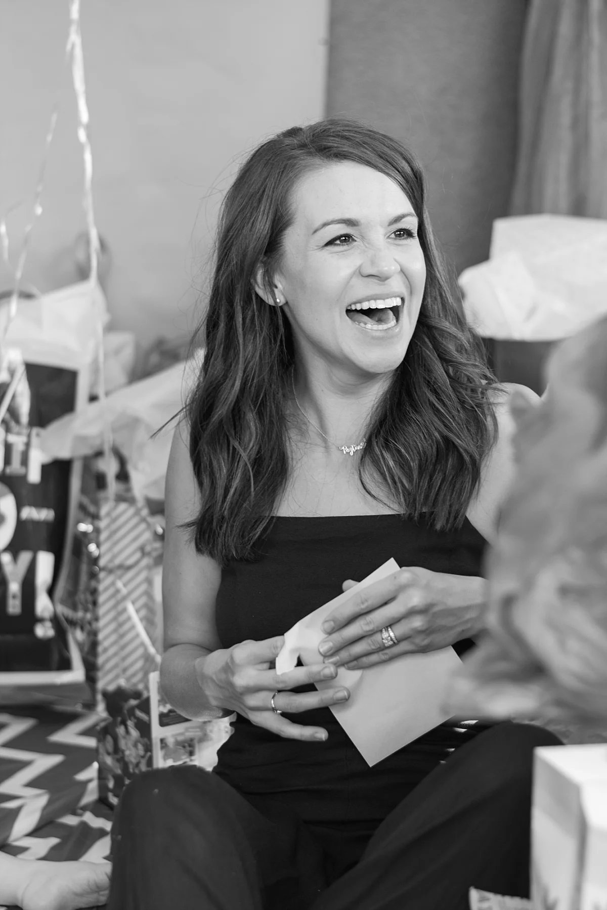 And Ashley's probably going to kill me for posting this picture, but I just LOVE her genuine laughter in this image! Just makes me smile. :)