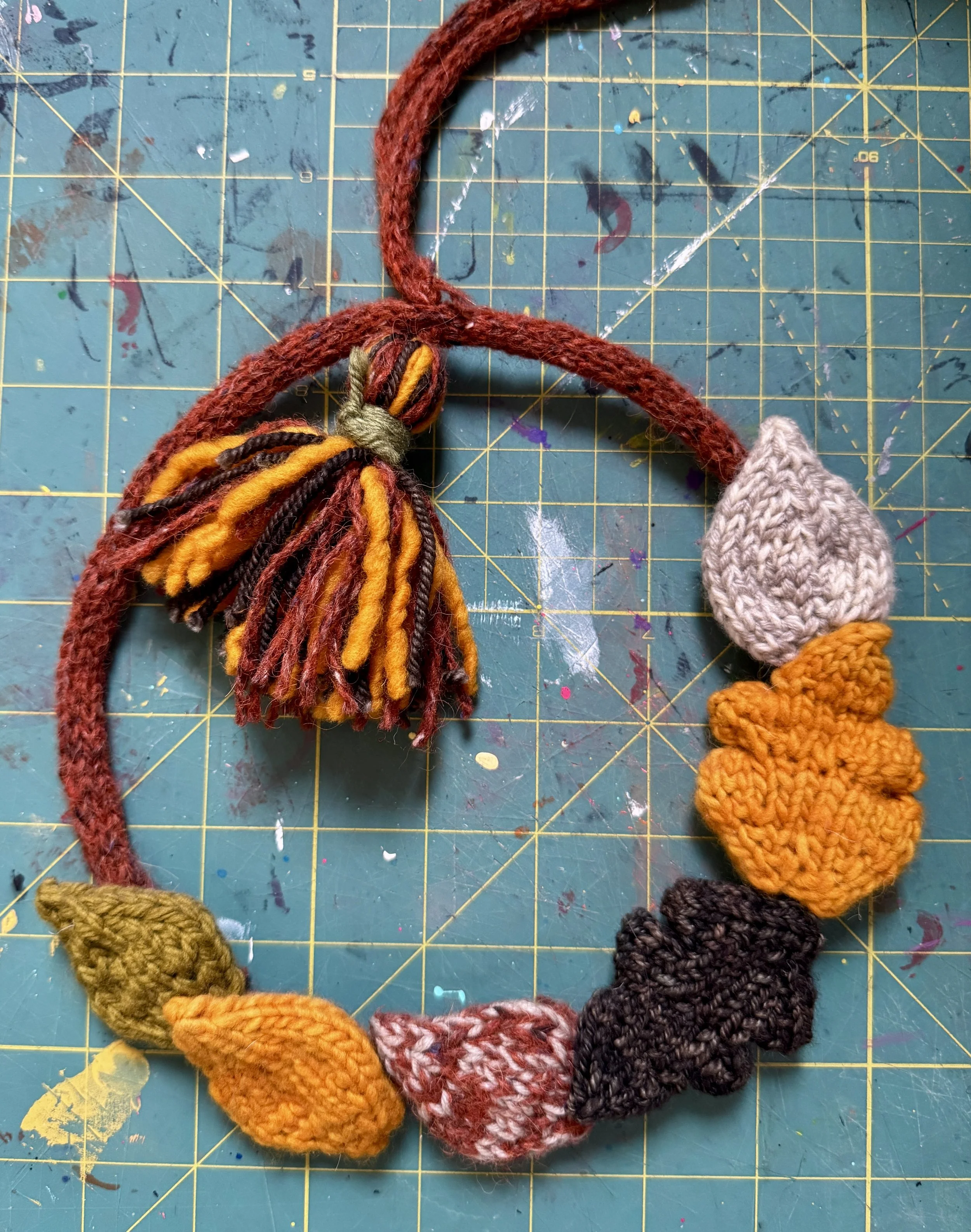 September Virtual Knitting Class: Fall Wreath