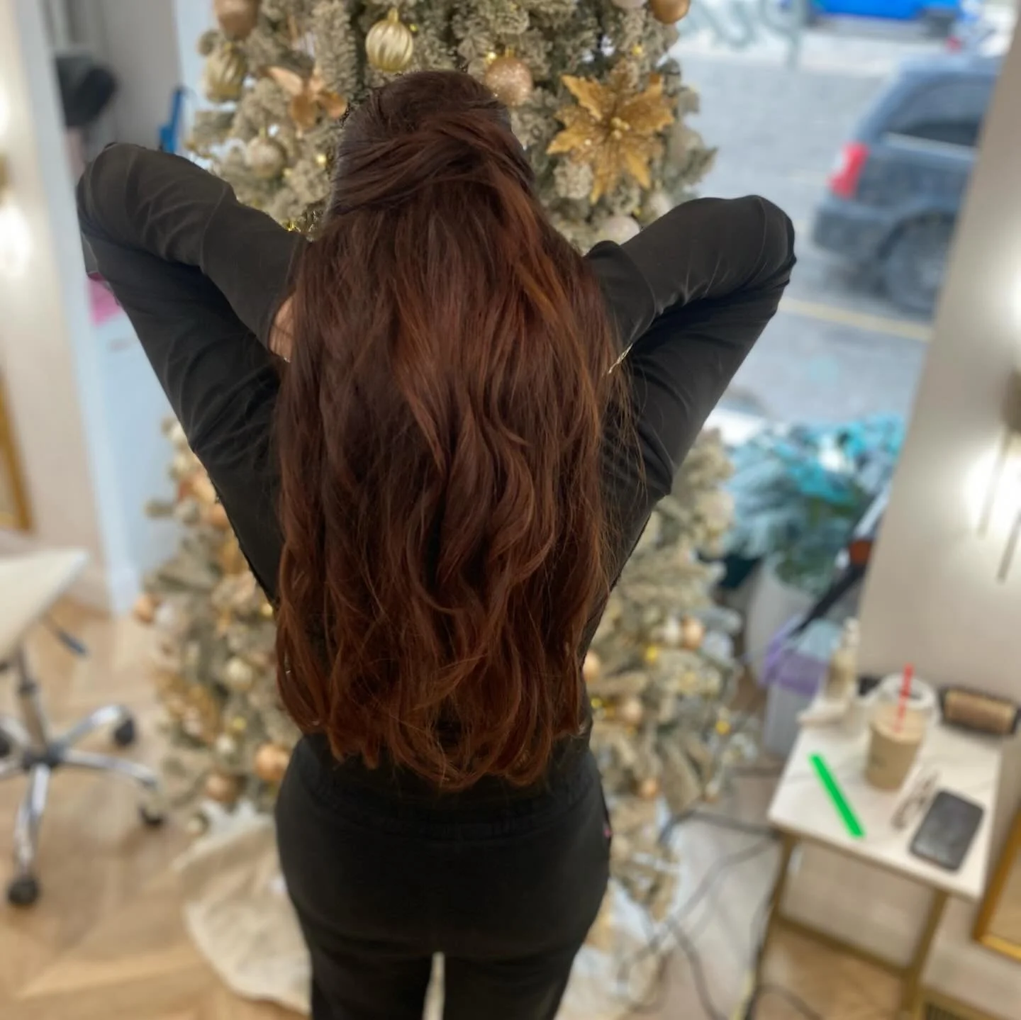 Beautiful Hair by Katie and  makeup by Brooklynn😍