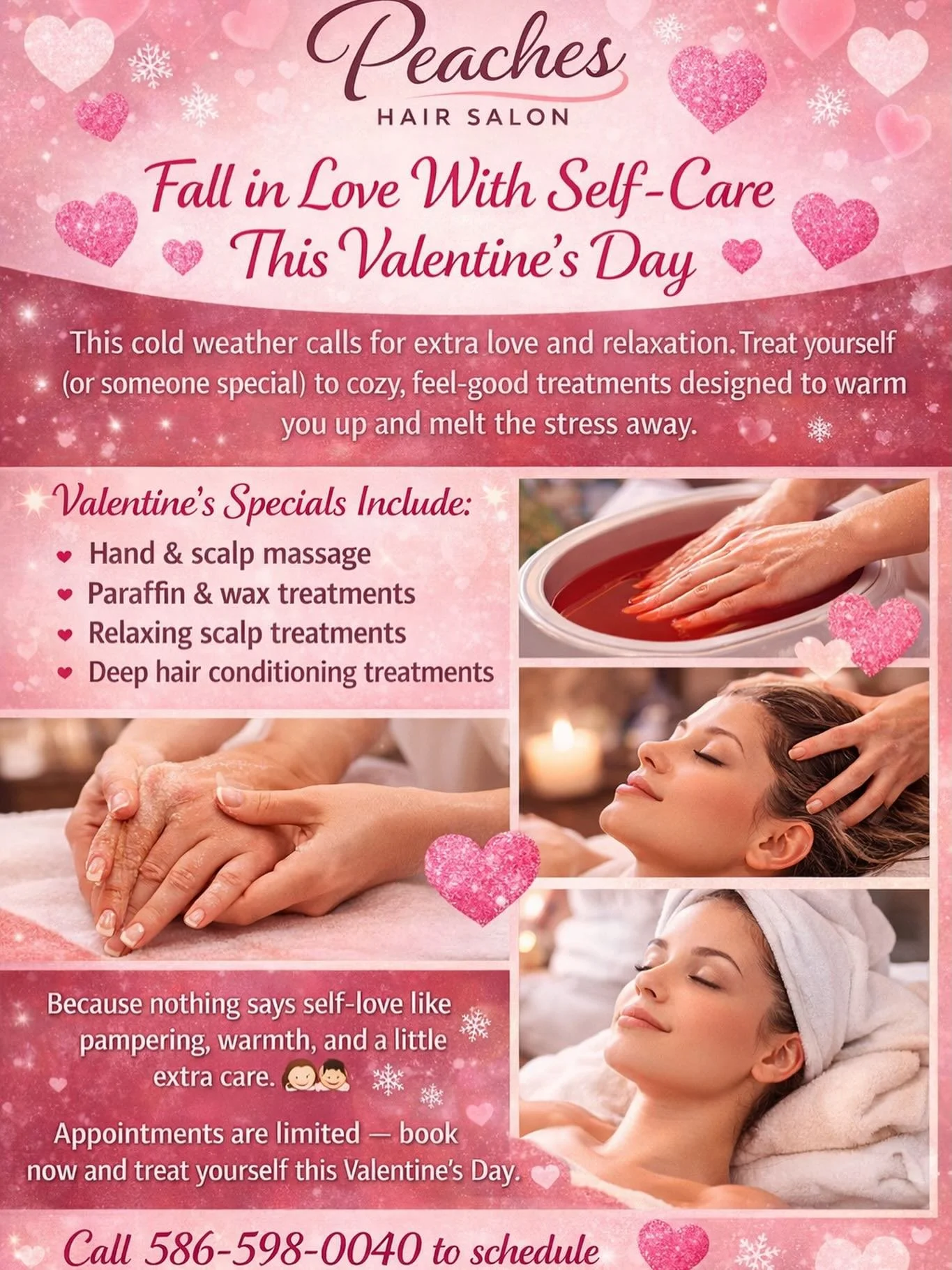 ✨ Don&rsquo;t miss out! Our cozy $10+add-on treatments are available now through April 1. Perfect for warming up, relaxing, and treating yourself this season ❄️💆&zwj;♀️❤️ WHO WANTS PAMPERING?