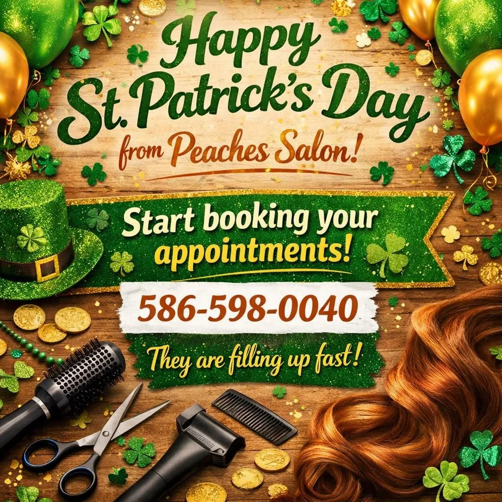Booking up this week!! Call now to reserve your spot! 🍀