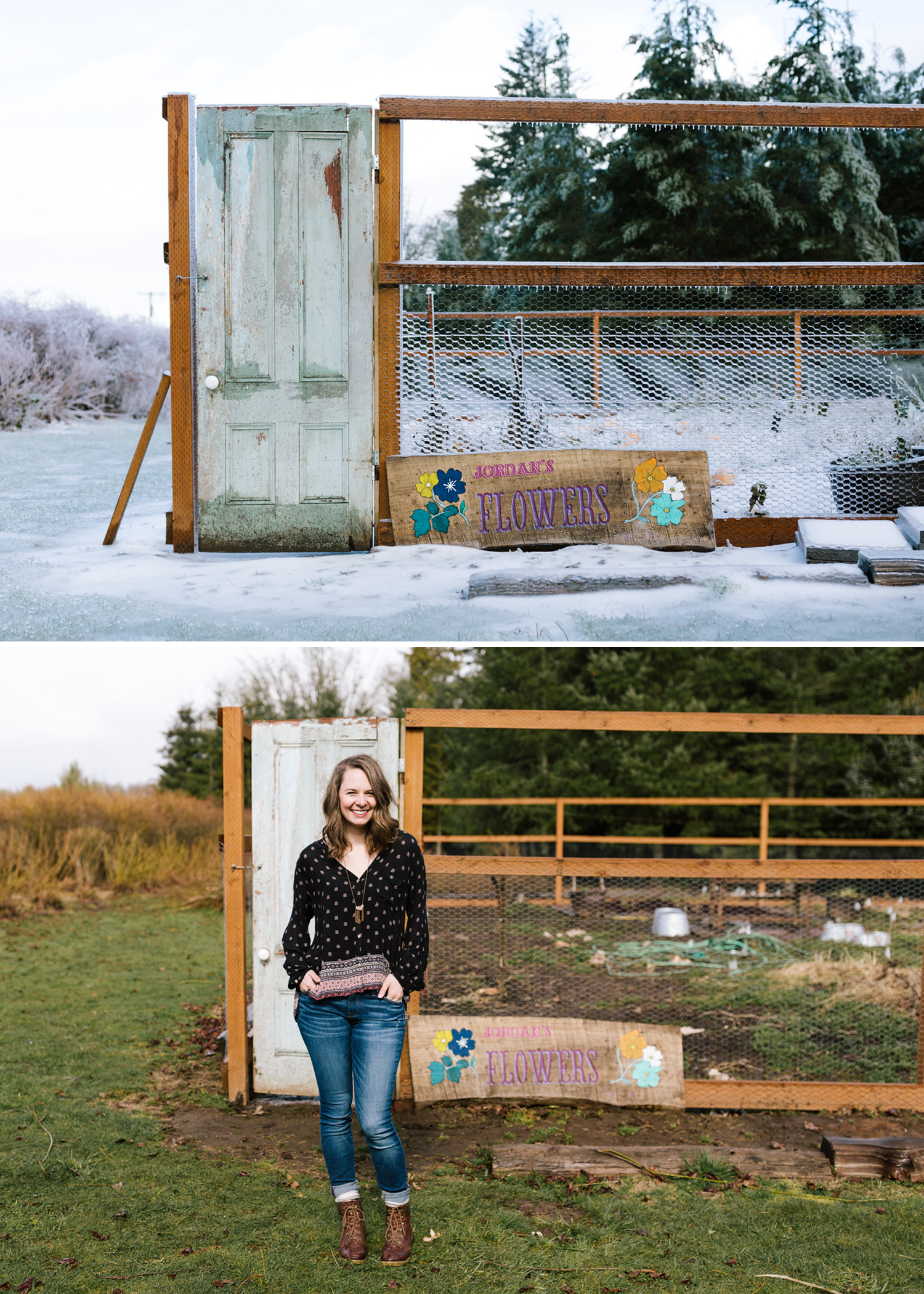 The last time I visited the farm, everything was just encased in a sheet of very thick ice. Jordan has been working hard to get her garden ready for spring and summer, and I cannot wait to see what she's able to harvest this year.
