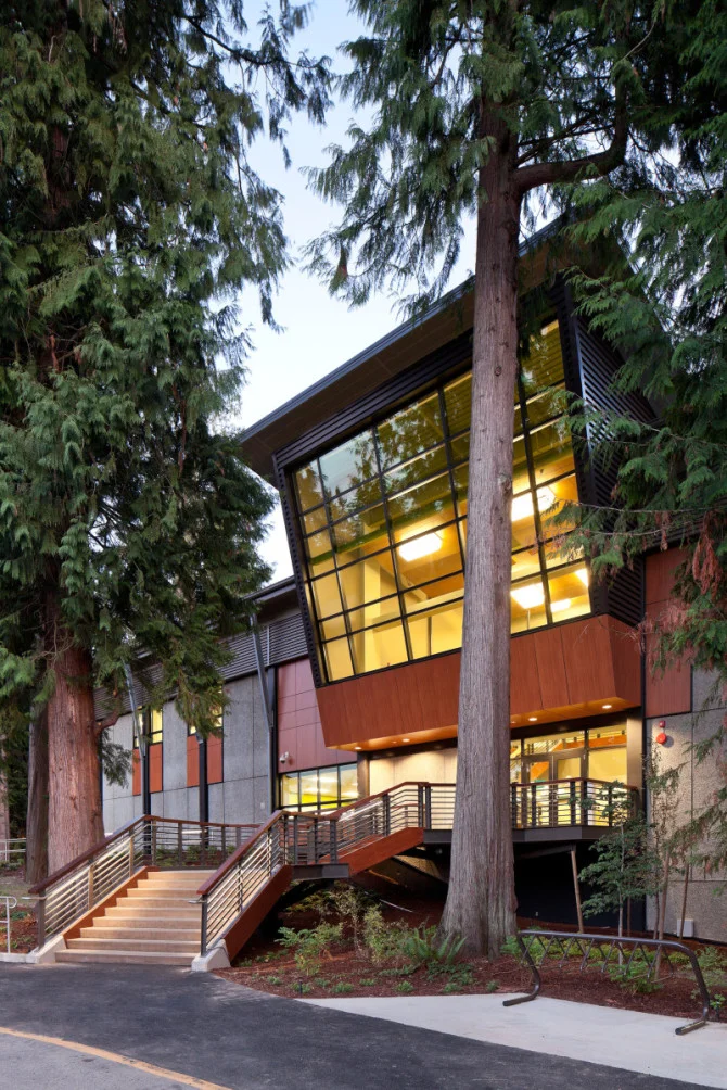 Cedar Hall entry near Seattle, WA