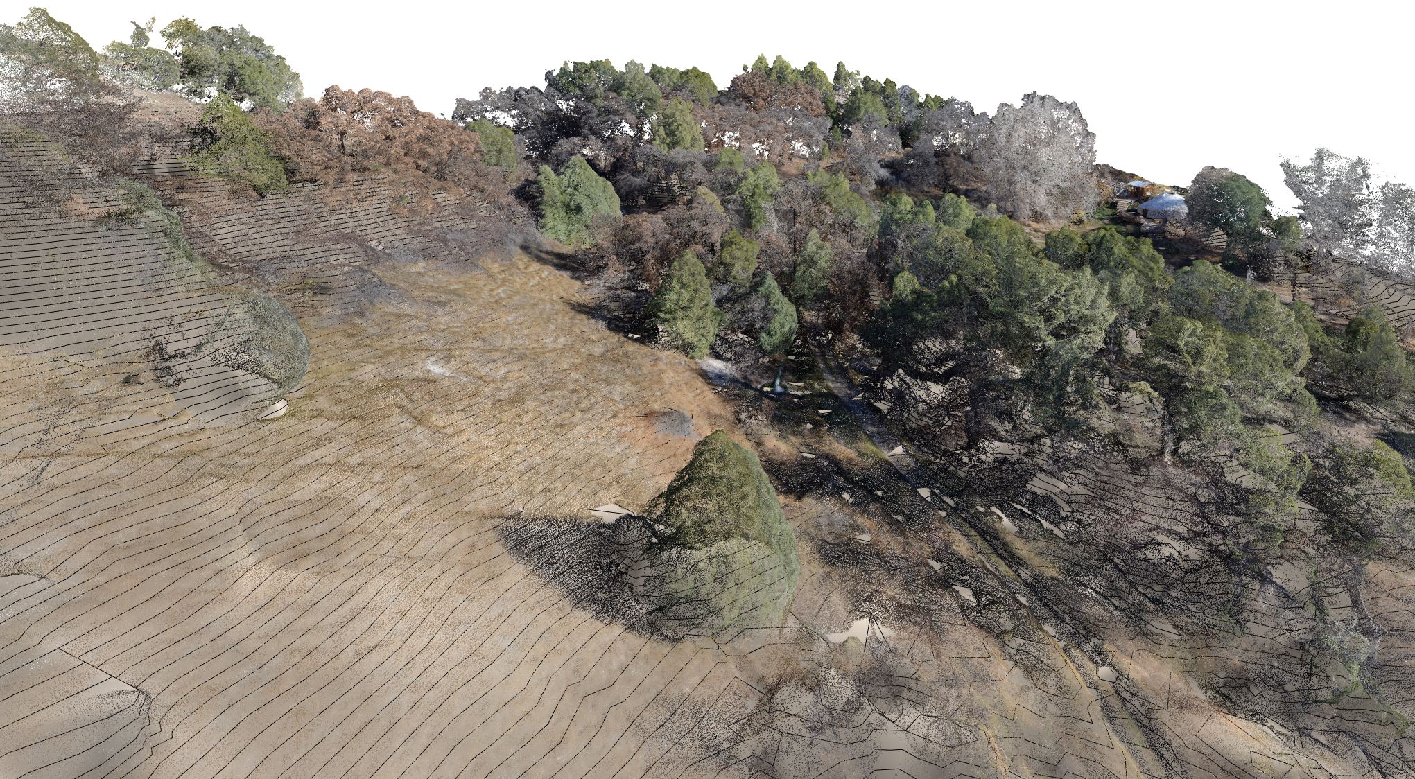 Point Clouds as Memories of the Site