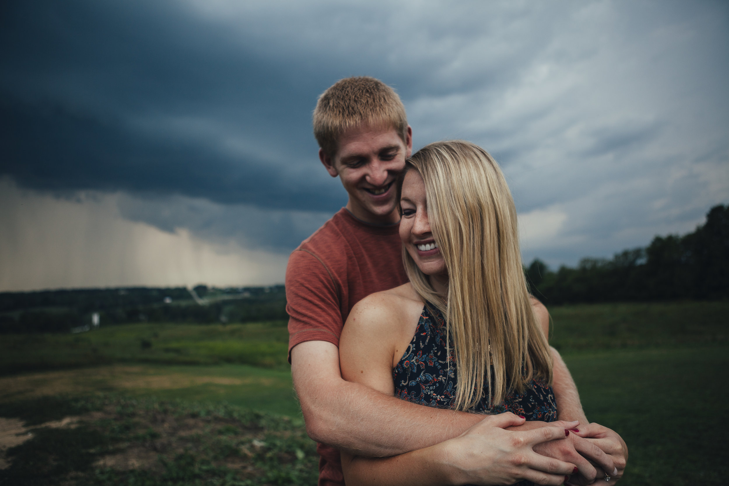 Kirk + Elle | Thunderstorm Summer Engagement
