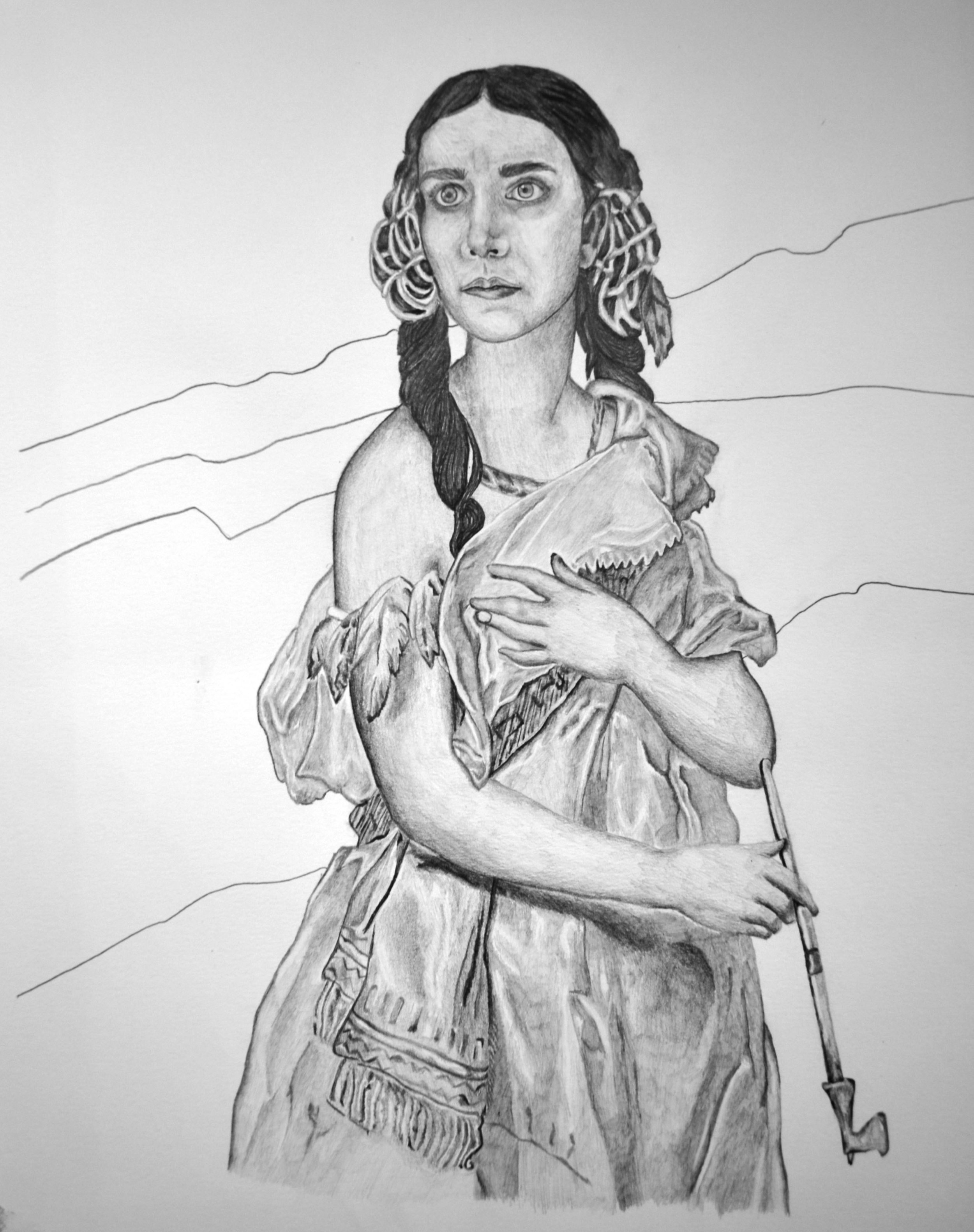 Self Portrait as Pocahontas, 2011