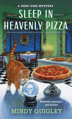 a holiday house party, homicide, and hearty deep dish pizza