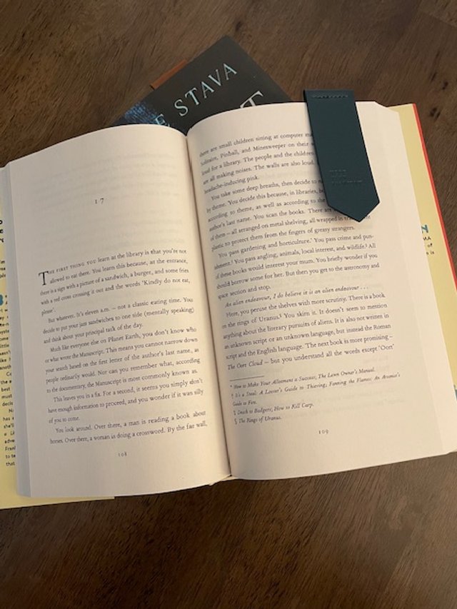 leather bookmarks