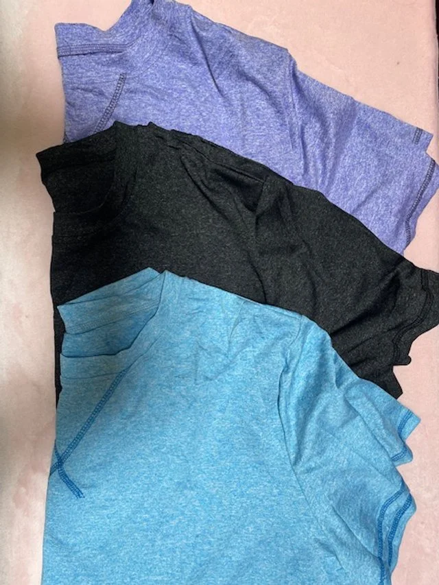 3-pack activewear shirts