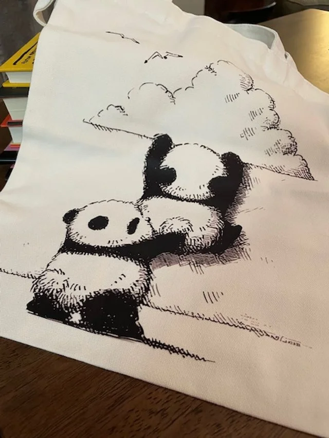 panda tote bag