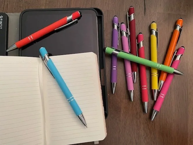 10 colorful pens that are also a stylus